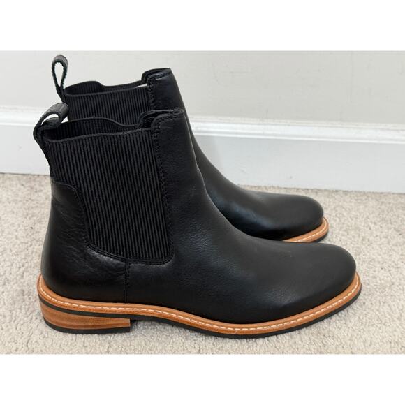 Nisolo Carmen Leather Pull On Ankle Chelsea Boots Black Women's Size 8.5 NWOT - Picture 6 of 12